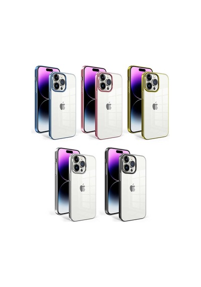 Apple Uyumlu iPhone 14 Pro Max Kılıf Zore Sun Kapak Rose Gold
