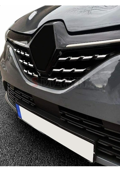 Renault Clıo 5 Ön Panjur Kromu Paslnamaz Çelik 6 Parça