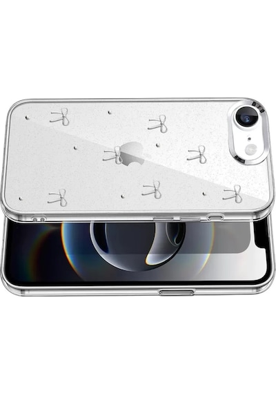 Apple iPhone Uyumlu 16e Fiyonk Desenli Kapak - Desen 5 Çok Renkli