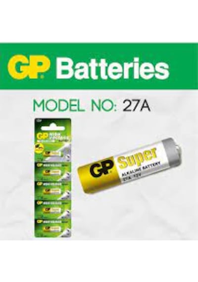 Gp 27A Mn27 12V Alkalin Pil Kartela 5'Li