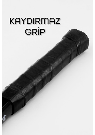 Deluxe 27 İnç Tenis Raketi Çantalı Yetişkin Tennis Racket L2 Grip 68 Cm Mavi 527