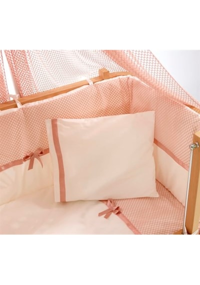 Meltem Kids Mood Pembe Pamuklu Bebek Uyku Seti 50 x 90 CM Pembe