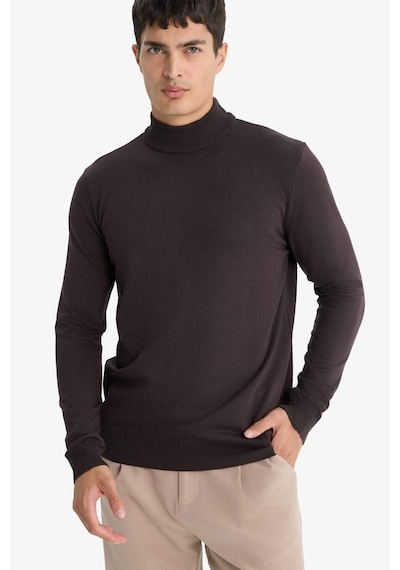 Defacto Regular Fit Balıkçı Yaka Premium Triko Kazak A5282ax25aubn497 Kahve