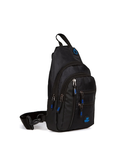Newish Polo Body Bag Usb Çıkışlı Çapraz Göğüs ve Sırt Çantası Siyah
