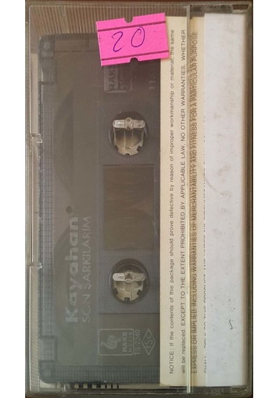 Plak Değildir Kaset Tir Kayahan Son Şarkılarım Kaset
