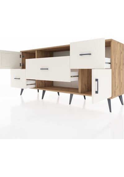 Hyperion Konsol 2 Raflı 3 Çekmeceli 2 Kapaklı 176x44x83 Çam-aytaşı Aytaşı Hyperion Konsol 2 Raflı 3 Çekmeceli 2 Kapaklı 176x44x83 Çam-aytaşı Aytaşı