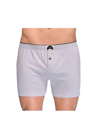 Gümüş 4020 Erkek Penye Pamuklu Havlu Bel Boxer Short 3'Lü Çok Renkli