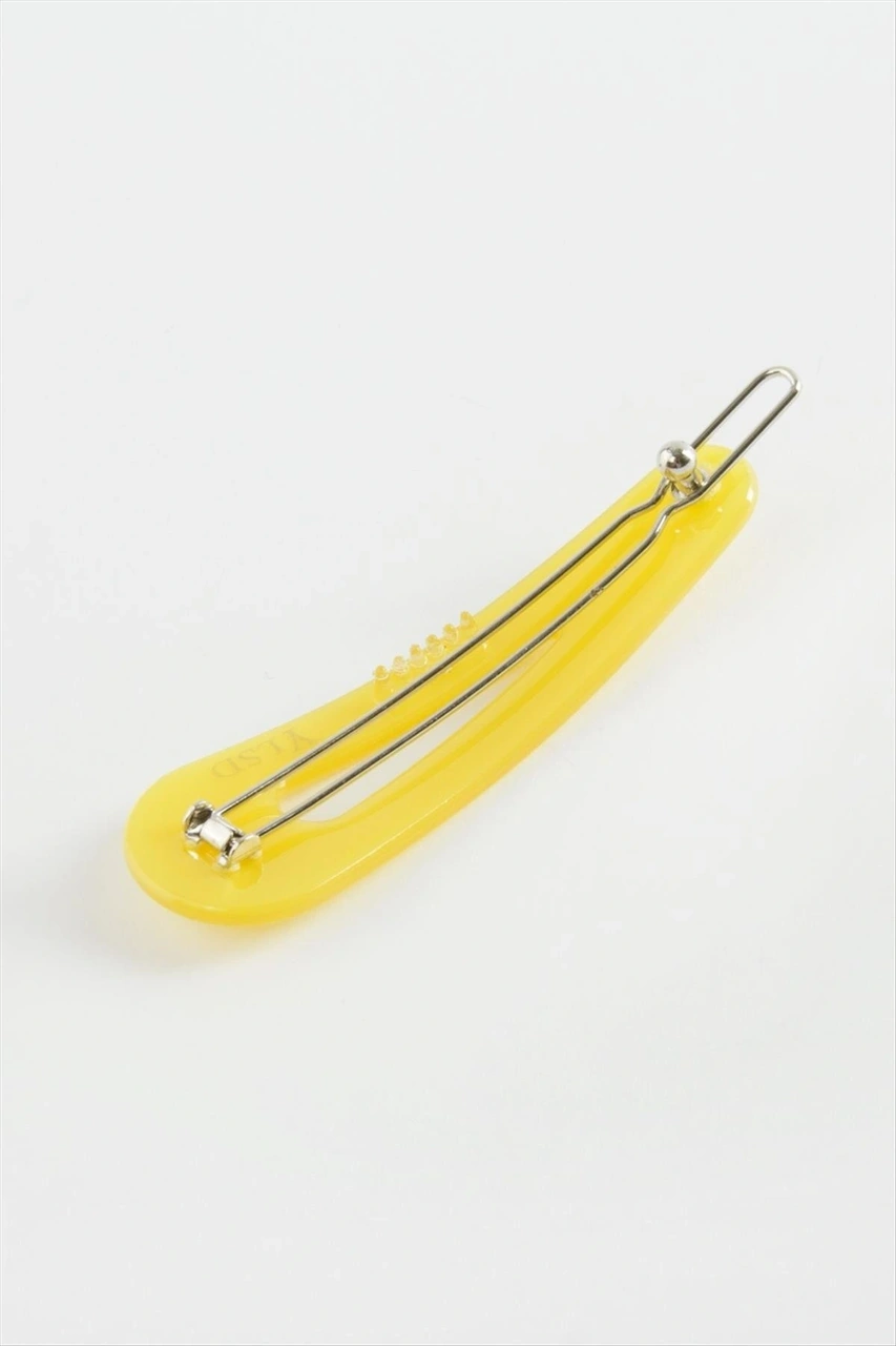 Oval Klipsli Toka Sarı