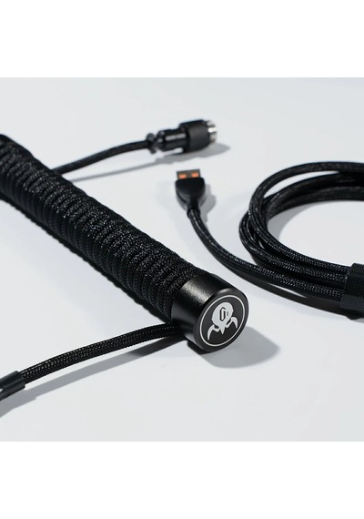 Gravastar Sarmal Aviator Usb To Type-c Mekanik Klavye Uyumlu Oyuncu Kablosu, 1.85m, Siyah