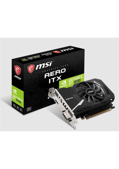 Msı Geforce Gt1030 Aero Itx 2gd4 Oc 2gb Ddr4 64bıt 1xhdmı 1xdvı Ekran Kartı