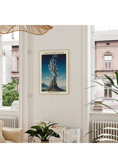 Salvador Dali, Cennete Uzanmak, Salvador Dali, Gerçeküstü Resim, Çivit Mavisi Duvar Sanatı