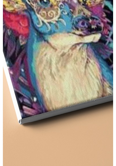 Webstyle Sayılarla Boyama Seti Kasnaklı Soyut Geyik 40 X 50 Cm