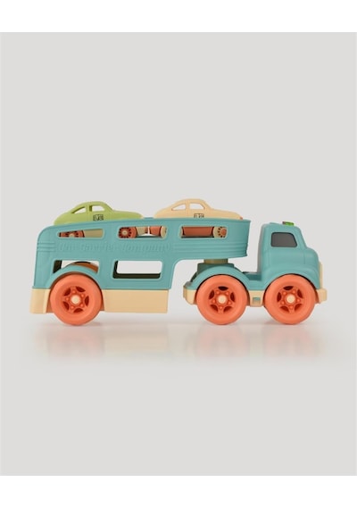 Let's Be Child Işıklı Ve Sesli Taşıyıcı Tır Ve 2 Minik Araç Lc Turkuaz Mavi