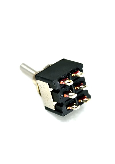 Mini Toggle Switch 1-0 Metal Anahtar 6 Pin 12v - 220v