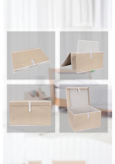 Çok Amaçlı Kutu Maxi Kahverengi 1 Adet 50x40x30 Cm 50 X 40 Kumaş Kahverengi Tr Diğer