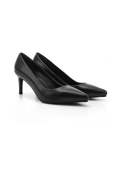 Gönderi(R) Gönderi R Siyah Sivri Burun İnce Topuklu Hakiki Deri Stiletto Siyah