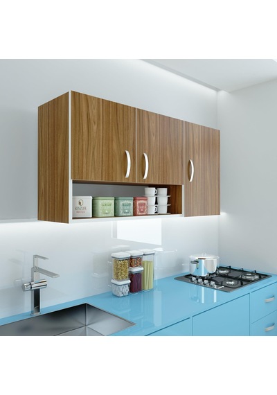 Kenzlife hazır mutfak mirena32 cvz 060*120*32 mutfak banyo dolabı kapaklı raflı
