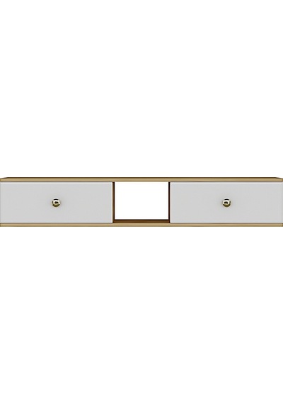 Tda1501dbg - Zuzu Duvara Montaj Tv Stand Safirmeşe-beyaz-gold 150cm Safirmeşe-beyaz Tda1501dbg - Zuzu Duvara Montaj Tv Stand Safirmeşe-beyaz-gold 150cm Safirmeşe-beyaz