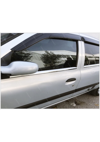 Renault Clio 2 Symbol Krom Cam Çıtası 4 Prç.1998-2005 P. Çelik