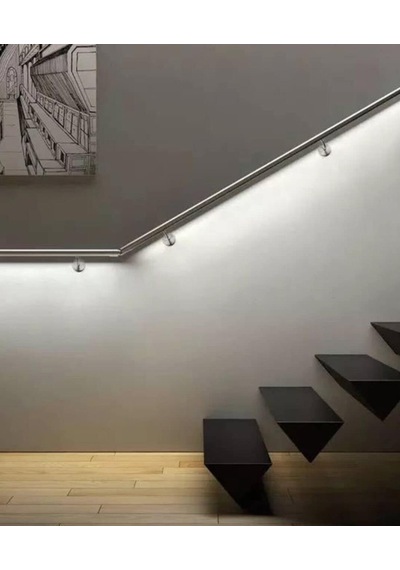 3 Çipli Silikonsuz Şerit Led İç Mekan Led Aydınlatması Beyaz