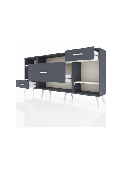 Arges Konsol 4 Raflı 3 Çekmeceli 176x30x83 Antrasit-aytaşı/antrasit Aytaşı/antrasit Arges Konsol 4 Raflı 3 Çekmeceli 176x30x83 Antrasit-aytaşı/antrasit Aytaşı/antrasit