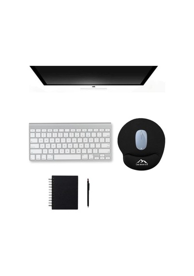 Lord Mountain Ergonomik Mouse Pad Bilek Destekli Yumuşak Dolgulu Kaymaz Siyah Mousepad