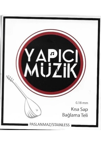 Yapıcı  Kisa Sap Baglama Tel 0,18-9032491797009
