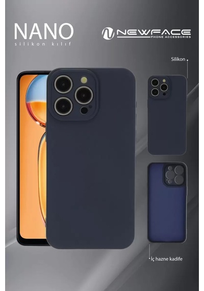 Newface Realme C53 Kılıf Nano İçi Kadife Silikon - Pudra
