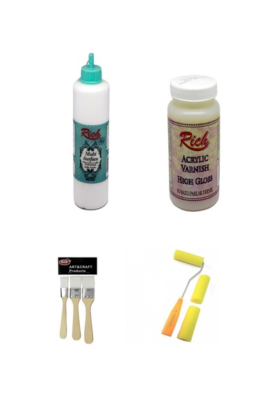 Ümraniye Hobi 4'lü Boya Seti Multisurface Akrilik Boya 2100-beyaz 500 Cc Nocolor-e0679e07