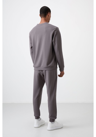 Tommy Life Koyu Gri Pamuklu Kalın Yumuşak Dokulu Comfort Fit Baskılı Erkek Eşofman Takım - 85253 Koyu Gri Tommy Life Koyu Gri Pamuklu Kalın Yumuşak Dokulu Comfort Fit Baskılı Erkek Eşofman Takım - 85253 Koyu Gri