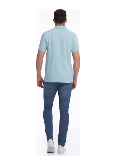 Hatemoğlu Regular Fit Pamuk Polo Yaka Erkek Tişört Açık Mavi Hatemoğlu Regular Fit Pamuk Polo Yaka Erkek Tişört Açık Mavi