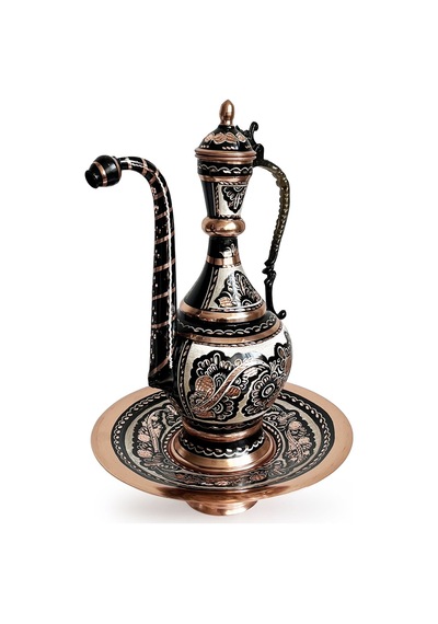 Shark Anatolia Erzincan El İşleme Bakır İbrik 35cm