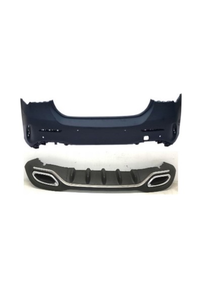 Autogp Mercedes W177 Sedan Amg Arka Tampon Ve Egzoz Seti 2019+