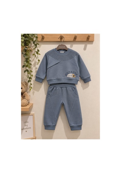 Caramell Erkek Bebek İkili Takım 2202 1985 2712 İndigo Fundey İndigo Fundey