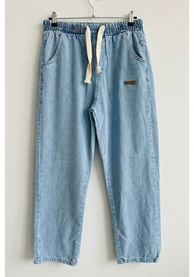 Erkek Rahat Kesim Baggy Jean Pantolon 30073 - Mavi
