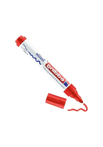 Kırmızı Kumaş Boyama Kalemi, Edding 4500 103 Ivory