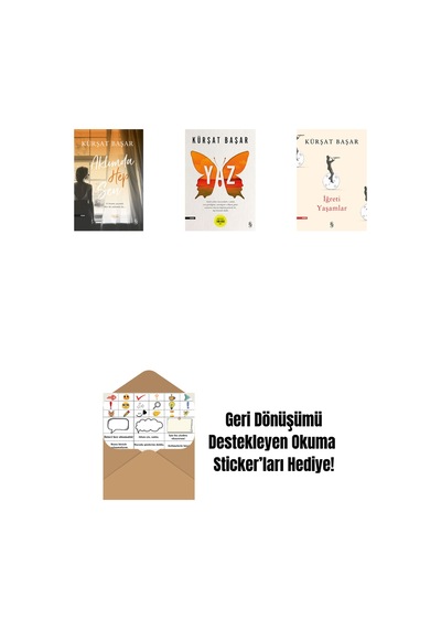Aklımda Hep Sen + Yaz + İğreti Yaşamlar + Okuma Sticker'ları