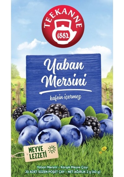 Teekanne Yaban Mersini Karışık Bitki Çayı