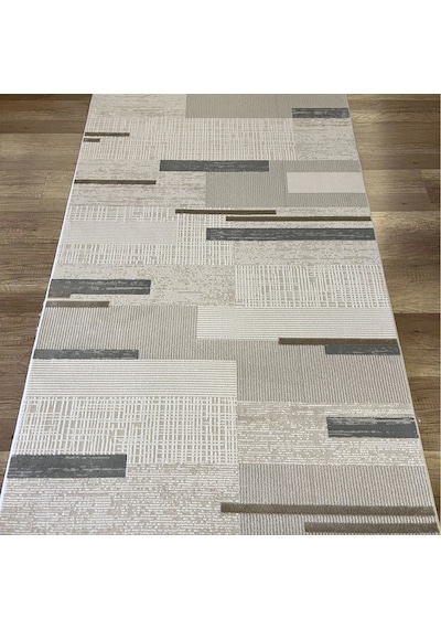 Hoom Rugs Aria 1106 Vizon Pamuk Tabanlı Modern Halı Vizon