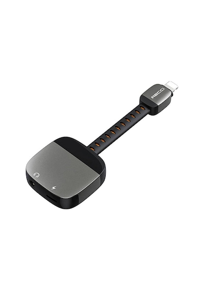 Recci Rds-a12 Lightning 2in1 Şarj Ve Audio Ses Adaptörü