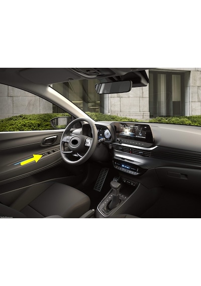 Hyundai Bayon 2024-2027 Sol Ön Kapı Dörtlü Cam Düğme Takımı