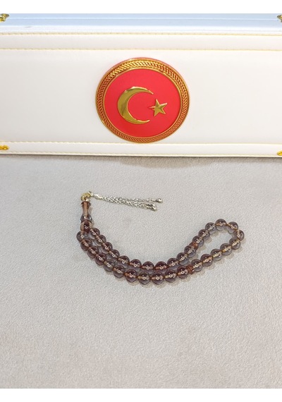 Ateş Kehribar Tesbih Küre Kesim 09795442