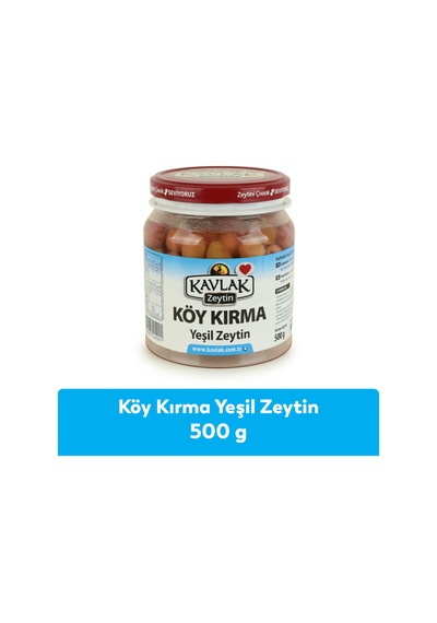 500 Gr Köy Kırma Yeşil Zeytin