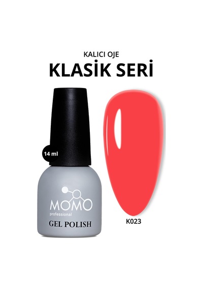 Momo Professional Kalıcı Oje K023 Mercan 14 Ml