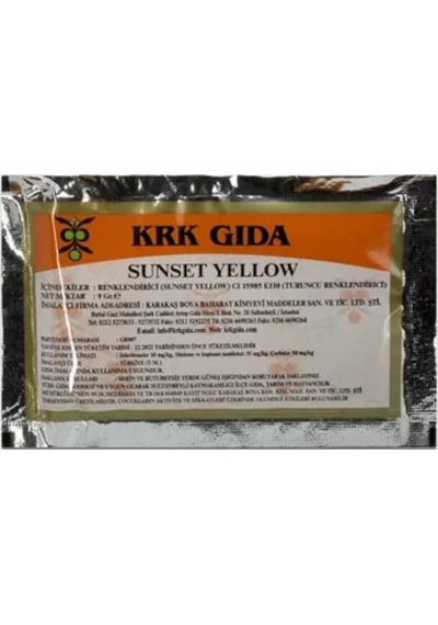 Krk Gıda Toz Gıda Boyası Turuncu 9 G