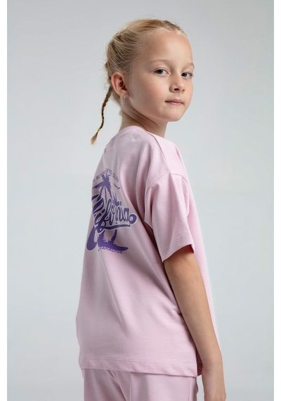 Rolypoly Kız Çocuk Pembe Bermuda Takım 5274-47596 Pembe