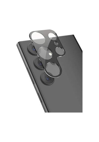 Lexroo Galaxy S24 Ultra 3d Kamera Camı - Siyah Siyah-