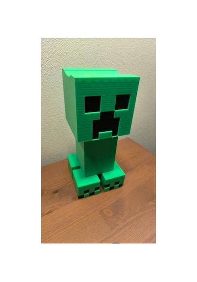 Creeper Tasarımlı Dekoratif Kulaklık Standı