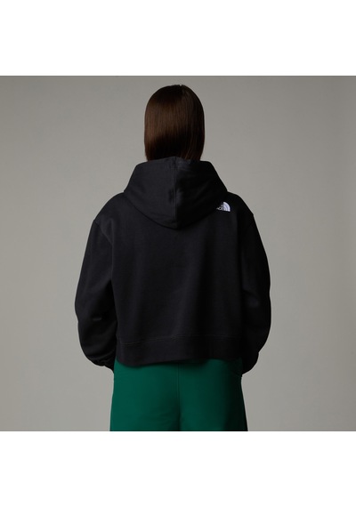 The North Face W Essential Crop Hoodie Kadın Sweatshirt-32942 Siyah