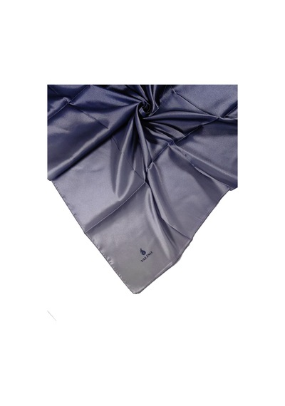 Mim Eşarp Mısırlı Eşarpları Degrade Kristal Sport Bulut Desenli Polyester Eşarp Lacivert